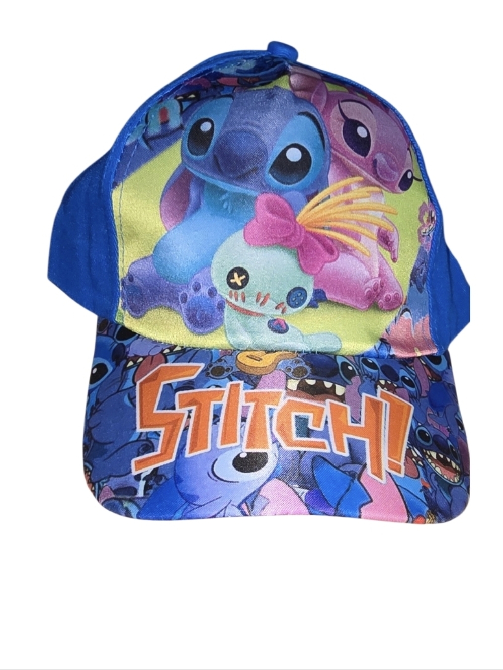 Disney Stitch Playful Kids Cap - Blue & Yellow